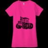 Ladies' Jersey Short-Sleeve Deep V-Neck T-Shirt Thumbnail