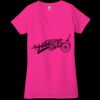 Ladies' Jersey Short-Sleeve Deep V-Neck T-Shirt Thumbnail