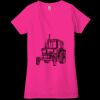 Ladies' Jersey Short-Sleeve Deep V-Neck T-Shirt Thumbnail