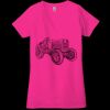 Ladies' Jersey Short-Sleeve Deep V-Neck T-Shirt Thumbnail