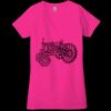 Ladies' Jersey Short-Sleeve Deep V-Neck T-Shirt Thumbnail