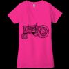 Ladies' Jersey Short-Sleeve Deep V-Neck T-Shirt Thumbnail