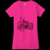 Ladies' Jersey Short-Sleeve Deep V-Neck T-Shirt Thumbnail