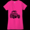 Ladies' Jersey Short-Sleeve Deep V-Neck T-Shirt Thumbnail