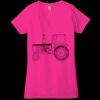 Ladies' Jersey Short-Sleeve Deep V-Neck T-Shirt Thumbnail