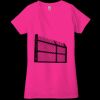 Ladies' Jersey Short-Sleeve Deep V-Neck T-Shirt Thumbnail