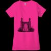 Ladies' Jersey Short-Sleeve Deep V-Neck T-Shirt Thumbnail