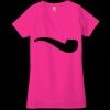 Ladies' Jersey Short-Sleeve Deep V-Neck T-Shirt Thumbnail