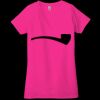 Ladies' Jersey Short-Sleeve Deep V-Neck T-Shirt Thumbnail