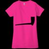 Ladies' Jersey Short-Sleeve Deep V-Neck T-Shirt Thumbnail