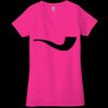 Ladies' Jersey Short-Sleeve Deep V-Neck T-Shirt Thumbnail