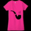 Ladies' Jersey Short-Sleeve Deep V-Neck T-Shirt Thumbnail