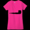 Ladies' Jersey Short-Sleeve Deep V-Neck T-Shirt Thumbnail