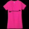 Ladies' Jersey Short-Sleeve Deep V-Neck T-Shirt Thumbnail