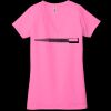 Ladies' Jersey Short-Sleeve Deep V-Neck T-Shirt Thumbnail