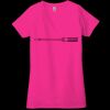 Ladies' Jersey Short-Sleeve Deep V-Neck T-Shirt Thumbnail