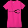 Ladies' Jersey Short-Sleeve Deep V-Neck T-Shirt Thumbnail