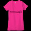 Ladies' Jersey Short-Sleeve Deep V-Neck T-Shirt Thumbnail