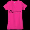 Ladies' Jersey Short-Sleeve Deep V-Neck T-Shirt Thumbnail