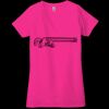 Ladies' Jersey Short-Sleeve Deep V-Neck T-Shirt Thumbnail