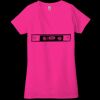 Ladies' Jersey Short-Sleeve Deep V-Neck T-Shirt Thumbnail