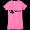Ladies' Jersey Short-Sleeve Deep V-Neck T-Shirt Thumbnail