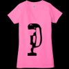 Ladies' Jersey Short-Sleeve Deep V-Neck T-Shirt Thumbnail