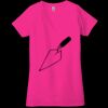 Ladies' Jersey Short-Sleeve Deep V-Neck T-Shirt Thumbnail