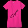 Ladies' Jersey Short-Sleeve Deep V-Neck T-Shirt Thumbnail