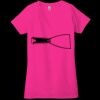 Ladies' Jersey Short-Sleeve Deep V-Neck T-Shirt Thumbnail