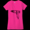 Ladies' Jersey Short-Sleeve Deep V-Neck T-Shirt Thumbnail