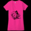 Ladies' Jersey Short-Sleeve Deep V-Neck T-Shirt Thumbnail