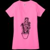 Ladies' Jersey Short-Sleeve Deep V-Neck T-Shirt Thumbnail