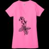 Ladies' Jersey Short-Sleeve Deep V-Neck T-Shirt Thumbnail