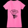 Ladies' Jersey Short-Sleeve Deep V-Neck T-Shirt Thumbnail