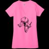 Ladies' Jersey Short-Sleeve Deep V-Neck T-Shirt Thumbnail