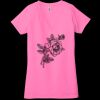 Ladies' Jersey Short-Sleeve Deep V-Neck T-Shirt Thumbnail