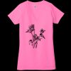 Ladies' Jersey Short-Sleeve Deep V-Neck T-Shirt Thumbnail