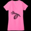 Ladies' Jersey Short-Sleeve Deep V-Neck T-Shirt Thumbnail