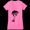 Ladies' Jersey Short-Sleeve Deep V-Neck T-Shirt Thumbnail