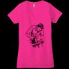 Ladies' Jersey Short-Sleeve Deep V-Neck T-Shirt Thumbnail