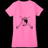 Ladies' Jersey Short-Sleeve Deep V-Neck T-Shirt Thumbnail