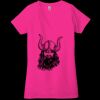 Ladies' Jersey Short-Sleeve Deep V-Neck T-Shirt Thumbnail