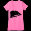 Ladies' Jersey Short-Sleeve Deep V-Neck T-Shirt Thumbnail