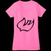 Ladies' Jersey Short-Sleeve Deep V-Neck T-Shirt Thumbnail