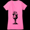 Ladies' Jersey Short-Sleeve Deep V-Neck T-Shirt Thumbnail