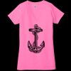 Ladies' Jersey Short-Sleeve Deep V-Neck T-Shirt Thumbnail