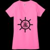 Ladies' Jersey Short-Sleeve Deep V-Neck T-Shirt Thumbnail