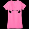Ladies' Jersey Short-Sleeve Deep V-Neck T-Shirt Thumbnail