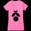 Ladies' Jersey Short-Sleeve Deep V-Neck T-Shirt Thumbnail